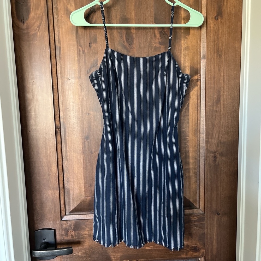 Cotton candy la mini tie back dress